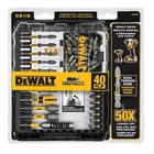 Dewalt Screwdriver Bit Set, 40 Pcs Impact Ready With Storage Case New. Price: $79.99.