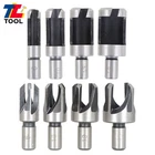 8 Pack Carbon Steel Wood Plug Hole Cutter Dowel Maker Shank Drill Bit Set New. Price: $12.29.