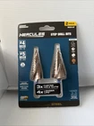 New Hercules Impact Step Drill Bits HA24-67 Cobalt Steel Sealed. Price: $39.99.