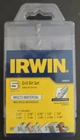 Irwin Multi-material Drill Bit Set, 5-PIECE Usa 4935078 New. Price: $12.99.