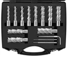 Vevor Annular Cutter Set, 13 Pcs Weldon Shank Mag Drill Bits, 7/16" To 1-1/16" New. Price: $195.62.