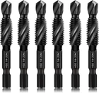 6-PIECE 1/4-20NC Combination Drill Tap Bit Set Sae, Made Of High-speed Steel Wit New. Price: $26.92.
