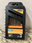New Warrior 135 Split Point Cobalt Drill Bit Set, 29-PIECE 61885. Price: $56.88.