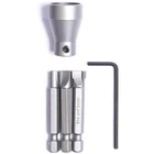 One-way Screw Remover/installer Set With Sleeve 3 Piece Tool Bits Power New. Price: $7.98.