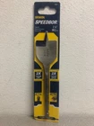 Irwin 88824 Speedbor 1-1/2" 6" Carbon Steel Wood Boring Bit Hex Shank Pc New. Price: $9.97.