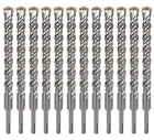 12PCS 1" X 10" Sds Plus Drill Bit Carbide Tip For Masonry Stone Rock New. Price: $140.97.