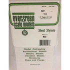 Evergreen 4507 Styrene Plastic Square Tile 1/2" Sqares 0.040"X 12"X 6" (1) New. Price: $7.19.