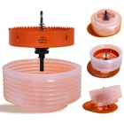 6-1/8 Hole Saw For Recessed Lights, 6.1 Inch Cutter With Dust Bowl Catcher New. Price: $34.63.