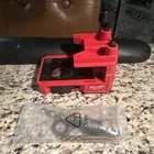 Milwaukee 2-1/8" Hole Dozer Door Lock Cutting Guide Tool Used. Price: $18.00.