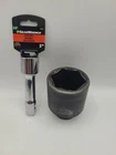 Carlyle 3/4" Dr 2-1/4" Impact Socket With 5" Gearwrench Extension 61-6272 Used. Price: $44.99.