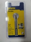 Irwin 1/4" Forstner Bit. 3/8" Shank #1966894 Cuts Clean Holes New. Price: $7.64.