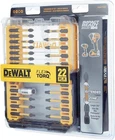 Dewalt 22-PC Flextorq Impact Driver Bit Set Durable Screw Driving Kit New. Price: $35.60.
