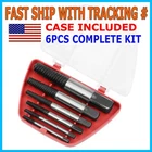 6 Pc Extractor Set Easy Out Drill Bits Guide Broken Screws Bolt Remover New. Price: $8.95.