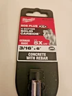 Milwaukee 48-20-7311- Sds+ MX4 3/16" Concrete W/ Rebar Bit- New. Price: $13.99.