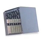 Chicago-latrobe 69887 21PC 135 Degree Heavy-duty Cobalt Jobber Length Drill Set New. Price: $122.99.