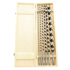 Chcywjgj 6PCS 18-INCH Auger Wood Drill Bit Set .1/45/163/81/25/831/32 New. Price: $78.37.