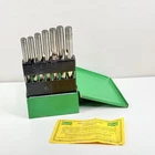 Hanson Drill Index 1/16 To 1/2" By 1/64 Bit Set Green Case Made Usa Incomplete Used. Price: $24.99.