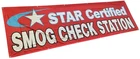 4LESS 3X10 Ft Star Certified Smog Check Station Banner 36 120 Inches, Red New. Price: $48.99.
