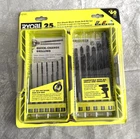 Ryobi A972502 Black Oxide Hex Shank Drill Bit Set (25-PIECE) Open. Price: $17.99.