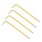 Uxcell Ball End Hex Key Wrench, Shaped Long Arm S2 Steel 4MM, Yellow New. Price: $18.99.