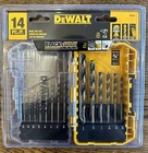 Dewalt DW1162 14-PIECE Black Oxide Drill Bit Set New. Price: $18.49.