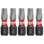 Milwaukee 48-32-4637 Shockwave Impact Duty 1" T30 Torx Bits, 5-PACK New. Price: $10.95.