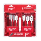 Milwaukee 49-22-0175 8PC 6-INCH Versatile Universal Flat Boring Bit Set New. Price: $27.99.