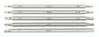 Wiha 28474 5 Piece Drive-loc Vi Hex Blade Set New. Price: $51.41.