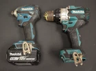 (RI2) Makita 2PC. 18V Driver XDT18 & Drill XPH14 Tool Set Used. Price: $110.00.