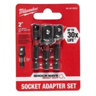 Shockwave Impact Duty 1/4 In. Hex Shank Socket Adapter Set (3-PIECE) New. Price: $18.50.