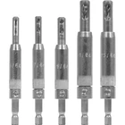 5 Piece Hinge Drill Bit Set High Speed Steel Hex Shank Made Usa New. Price: $73.89.