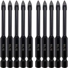 Hymnorq 3/16 Glass And Tile Drill Bit 10PC Set, YG6X Inches New. Price: $23.23.