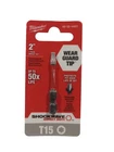 Milwaukee Electric Tool Corporation Torx Bit T15 2" Sw (pkg Of 5) New. Price: $8.99.
