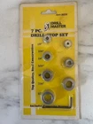 7 Piece Drill Bit Stop Set Depth Hole Press Hand 1/8' - 1/2" Collars New. Price: $11.00.