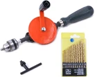 Swpeet Powerful Speedy Hand Drill 1/4-INCH Capacity With 13PCS Bit Set, Mi New. Price: $34.92.