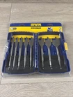 Irwin 341008 8-PCS 6" 1/4" Blue-groove Hex Shank Speedbor Spade Bit Set New. Price: $20.00.