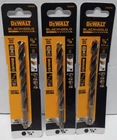 Lot Of Dewalt 3/8" Drill Bit Black & Gold DWA5024 Split Point 1/4" Hex Shank New. Price: $14.99.