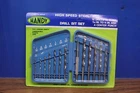 Handy 13 Pc High Speed Steel Drill Bit Set 1/16" To 11/64" Center Punch Open. Price: $14.99.