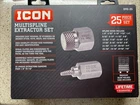 New Icon Multispline Screw Extractor Set 25-PIECE XMS-25 58699. Price: $55.00.