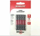 Diablo DT402P5 Torx Drive Bits Durable Torque Resistant In. (5-PK) New. Price: $10.49.