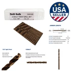 12-PIECE 1/8-INCH Cobalt Steel Twist Bits Precision Drilling Solution New. Price: $61.99.