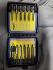 Sae Drill Master Screw Extractor Set With Quick Change Adapter And 6 Bits Used. Price: $9.23.