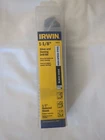 Irwin Reduced Shank Drill Bit: 1-1/8'' Dia, 1/2'' 118 Hss 90172 New. Price: $31.80.