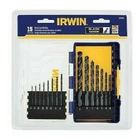 Irwin Drill Bit Set Pc Black Oxide W/case Multi-material Chn 314015 New. Price: $16.94.