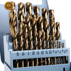 29PC M35 Cobalt Drill Set Hss Twist For Metal Steel Wood Plastic New. Price: $66.77.