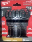 Milwaukee 49-25-1140 Titanium Multi-tool Blade Set Universal Fit 5PC New. Price: $16.00.