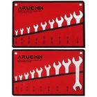 Arucmin Super-thin Open End Wrench Set 18-PIECE Sae 1/4 To 1-1/16 And 5.5MM New. Price: $68.98.