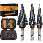Ss Shovan 3PCS M35 Cobalt Step Drill Bit Set 1/4"-7/8" Tialn Hex Shank Metal New. Price: $52.99.