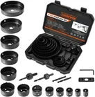 Luckyway Hole Kit, 21-PIECE Set, 3/4" To 5" Saws Drill Bits New. Price: $26.04.