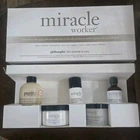 Philosophy Miracle Worker Miraculous Anti-aging Skin Care 5 Full Size Set Kit New. Price: $59.25.